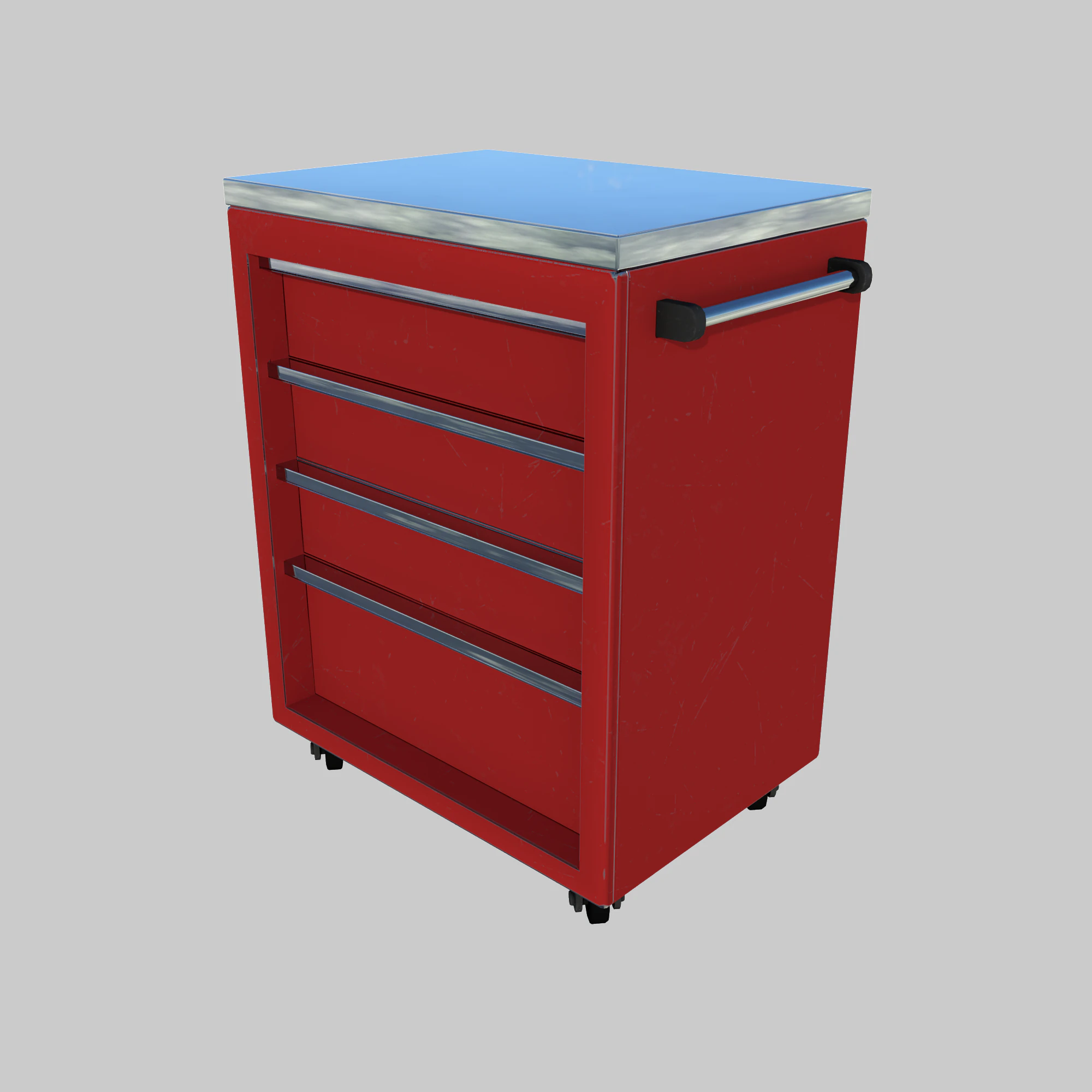 Tool box 01 3D Model .c4d .max .obj .3ds .fbx .stl .blend 