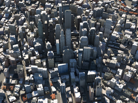 City 120 3D 模型