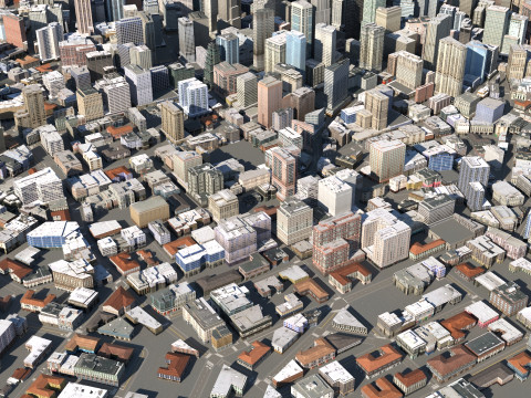 City 120 3D 模型