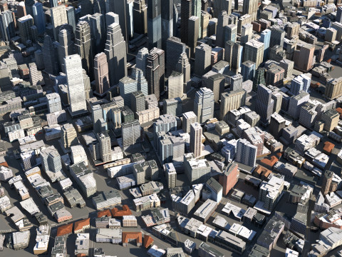 City 120 3D 模型