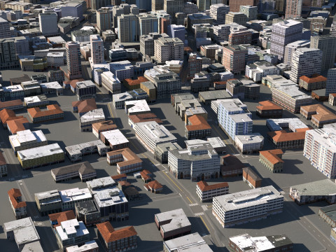 City 120 3D 模型