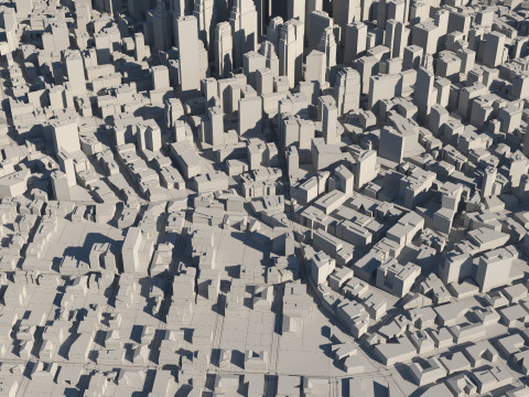 City 120 3D 模型