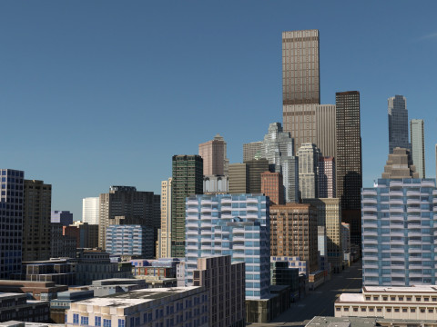 City 121 3D 模型