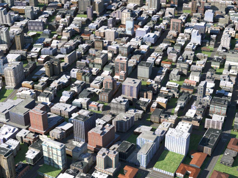City 123 3D Model