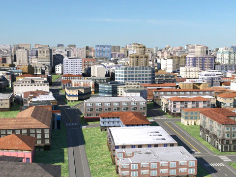 City 123 3D Model