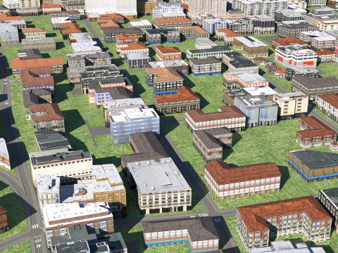 City 123 3D Model
