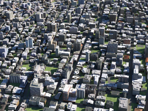 City 123 3D Model