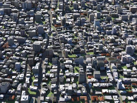 City 123 3D Model