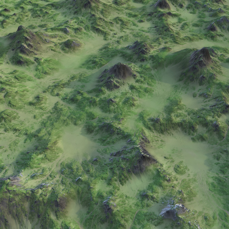 Пейзаж 139 3D Модель .c4d .max .obj .3ds .fbx .stl .blend 