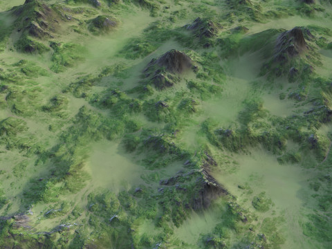 Пейзаж 139 3D Модель