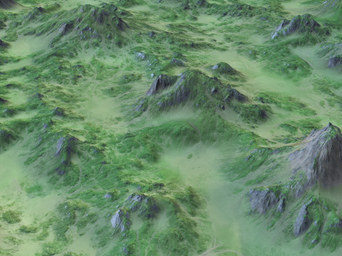 Пейзаж 139 3D Модель