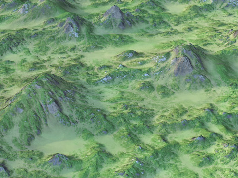 Пейзаж 139 3D Модель