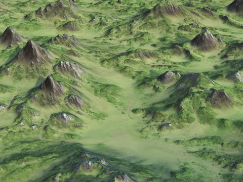 Пейзаж 139 3D Модель