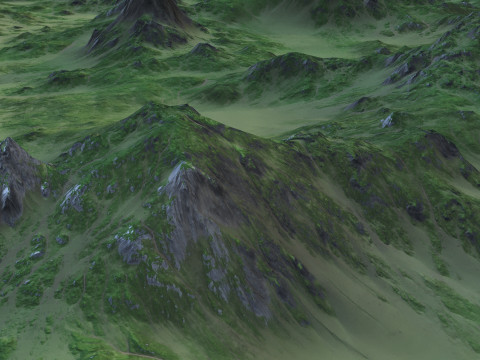 Пейзаж 139 3D Модель