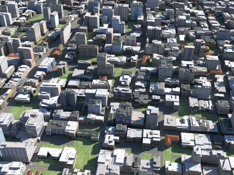 Cidade 124 Modelo 3D