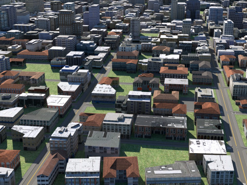 Ville 124 Modèle 3D