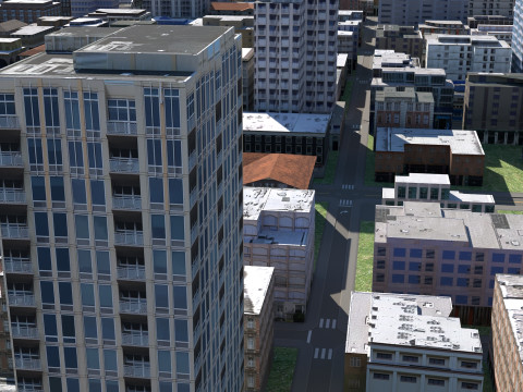 Ville 124 Modèle 3D