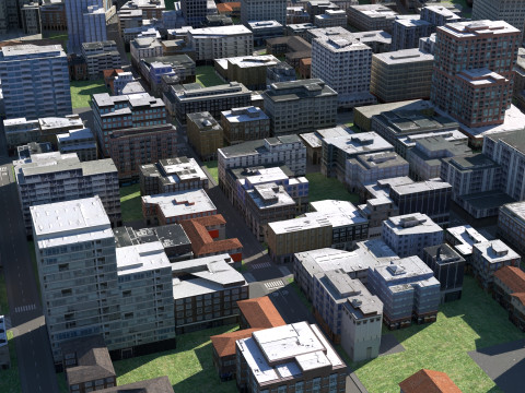 Ville 124 Modèle 3D