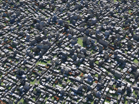 Ville 124 Modèle 3D