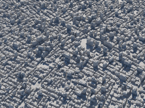 Ville 124 Modèle 3D