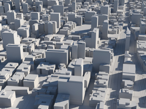 Ville 124 Modèle 3D