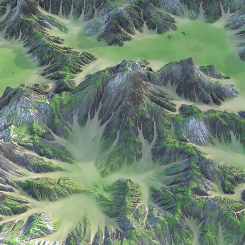 Paisaje 140 Modelo 3D .c4d .max .obj .3ds .fbx .stl .blend 