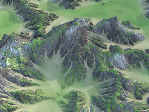 풍경 140 3D 모델