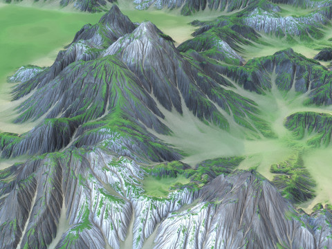 Paisaje 140 Modelo 3D