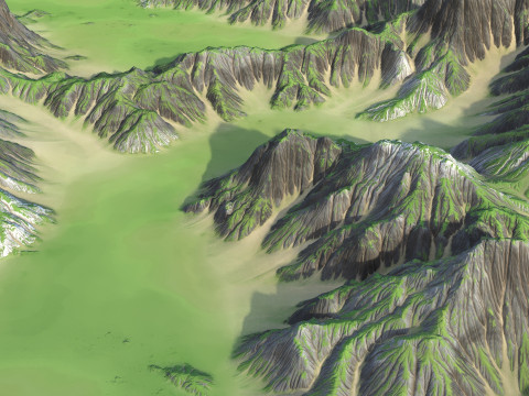 Paisaje 140 Modelo 3D