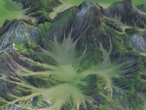 Paisaje 140 Modelo 3D