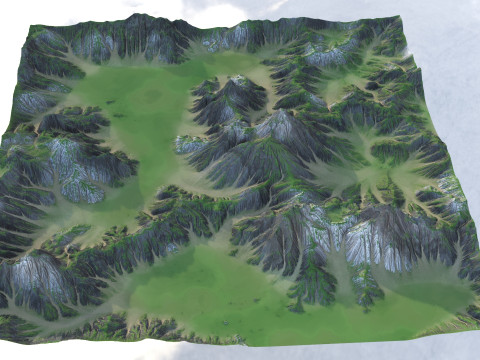 Paisaje 140 Modelo 3D