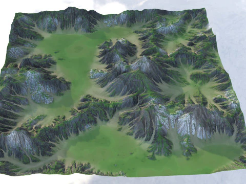 Landscape 140 3D Model