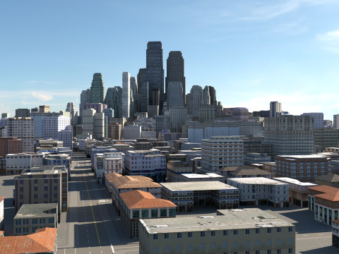 Stadt 126 3D Modell