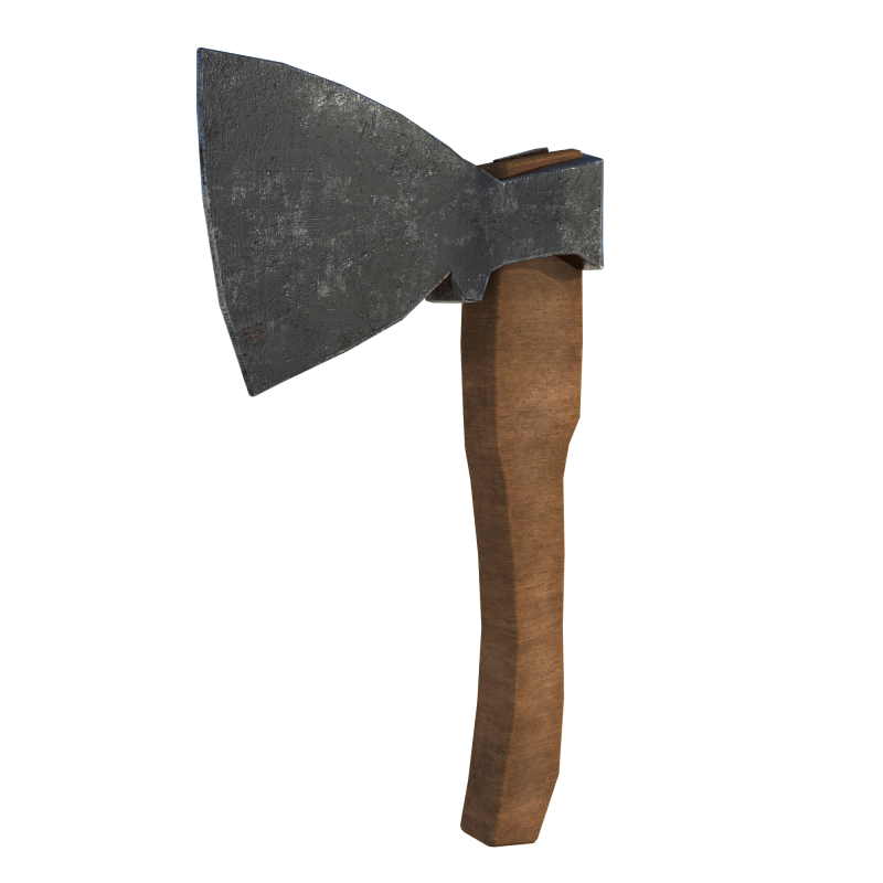 Сокира 03 3D Модель .c4d .max .obj .3ds .fbx .stl .blend 