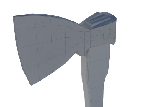 Сокира 03 3D Модель