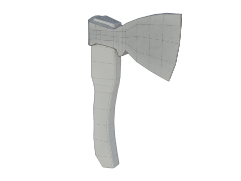 Сокира 03 3D Модель