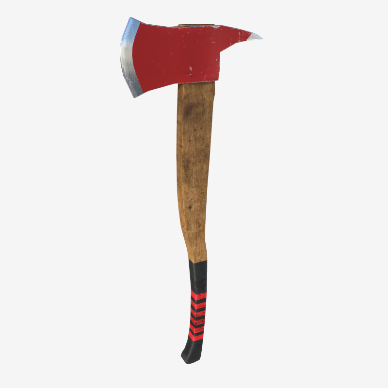 Сокира 04 3D Модель .c4d .max .obj .3ds .fbx .stl .blend 