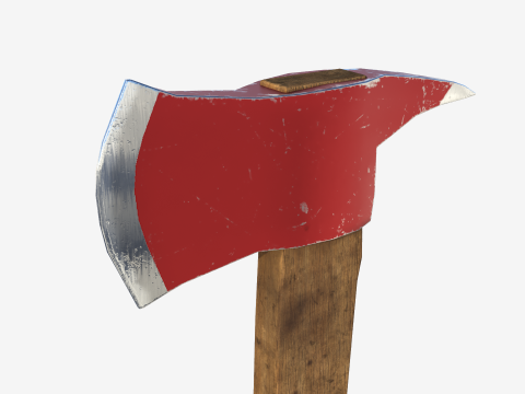 Сокира 04 3D Модель