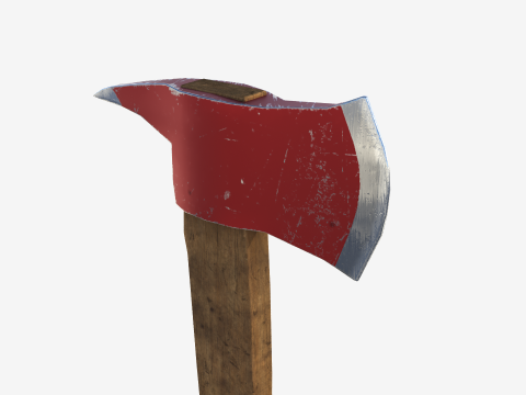 Сокира 04 3D Модель