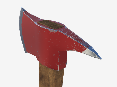 Сокира 04 3D Модель