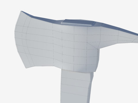 Сокира 04 3D Модель