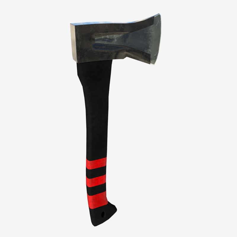 Сокира 05 3D Модель .c4d .max .obj .3ds .fbx .stl .blend 