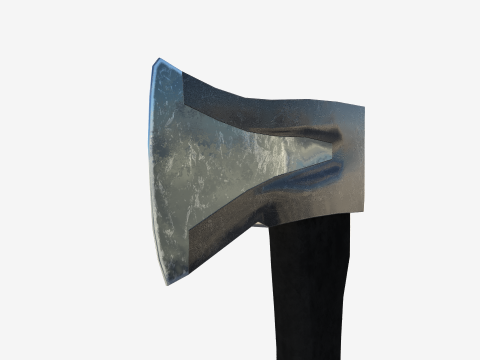 Сокира 05 3D Модель