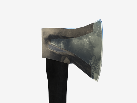 Сокира 05 3D Модель