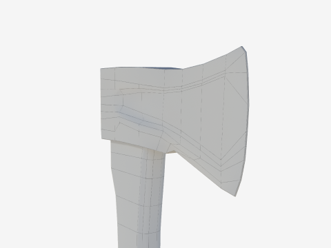 Сокира 05 3D Модель