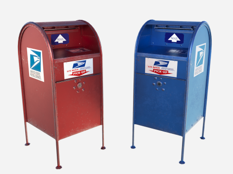 Buz&oacute;n de correo 01 Modelo 3D