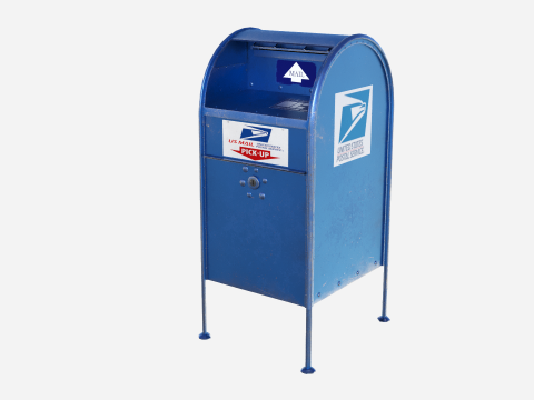 Mail box 01 3D Model