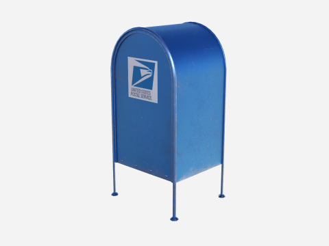 Mail box 01 3D Model