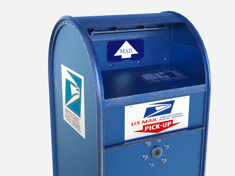 Mail box 01 3D Model