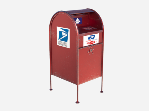 Mail box 01 3D Model